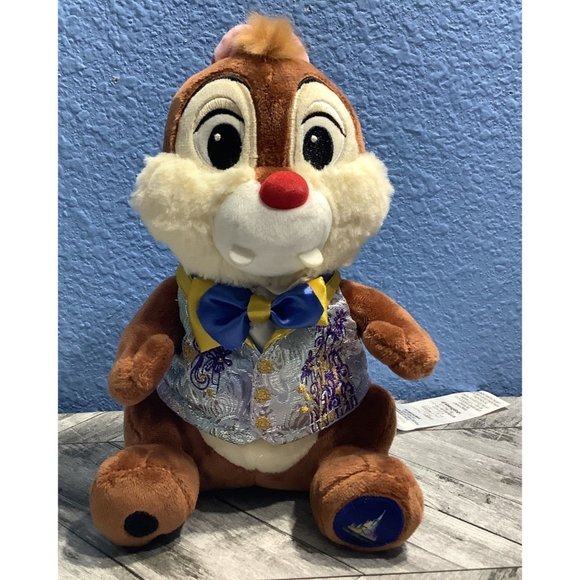 Walt Disney World 50th Anniversary Chip N Dale Plush Stuffed Animal Dale Only - Picture 5 of 6